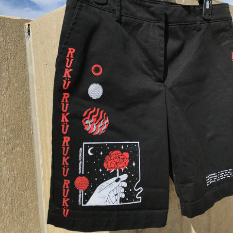 RUKU ROSE SHORTS 01