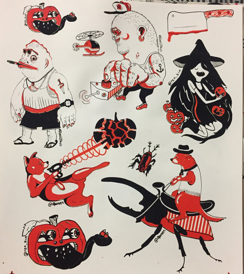 Halloween Sticker Sheet