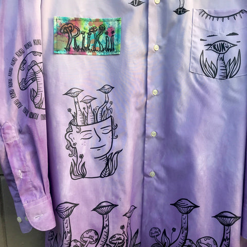 Mushroom Button Up