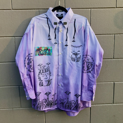 Mushroom Button Up