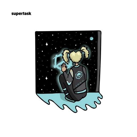 Supertask Sticker