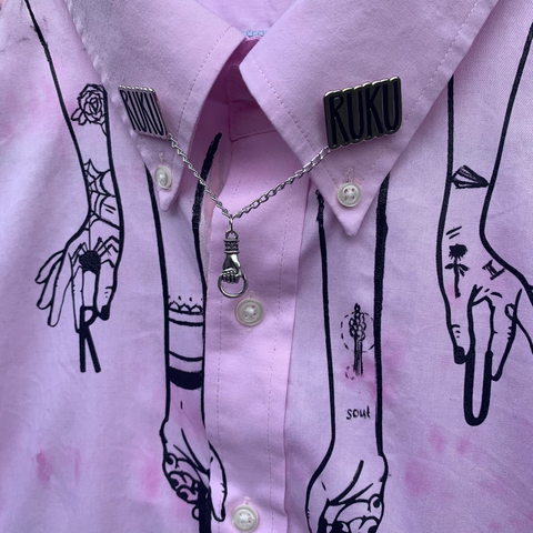 Hands Button Up