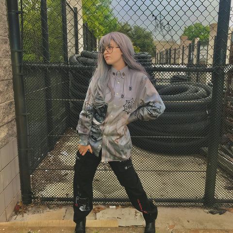 Spiderhead Button Up