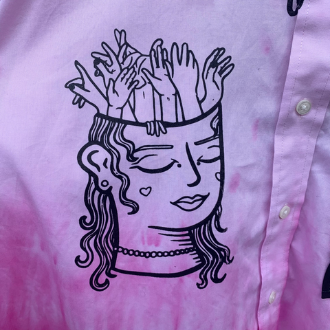 Hands Button Up