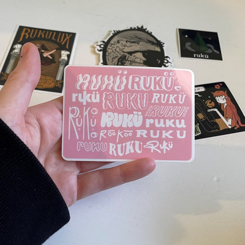 Ruku In The Clouds Sticker